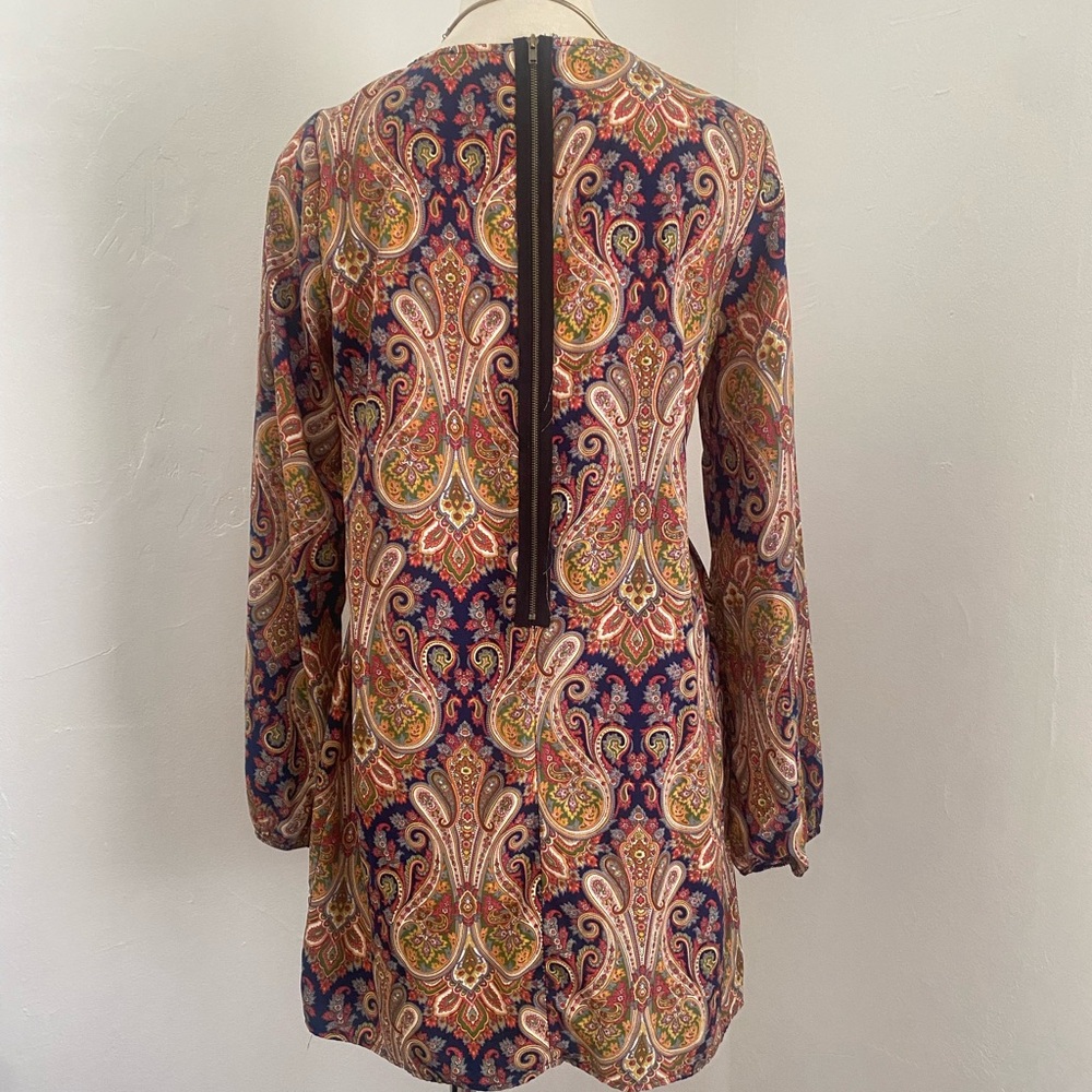 🫧Gently Loved🫧 Paisley Patterned Boho-Chic Dress ✨🤎🧡